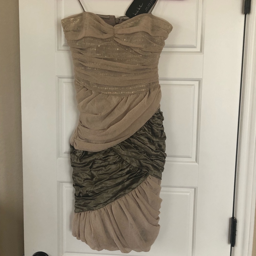 NWT Nicole Miller Strapless Dress